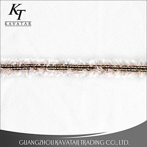 2017 High quality new design embroidery ribbon for Garment