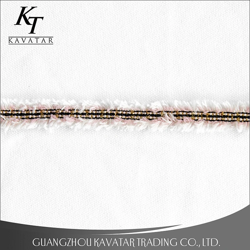 2017 High quality new design embroidery ribbon for Garment