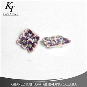 Wholesale Hot Fancy 3D Sequin Flower Beaded Custom Size Applique Patches