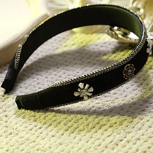 wholesale South Korean girl rhinestone head band simple fashion adult hairband clip hair hoop web celebrity women headbands