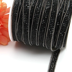 Kavatar Wholesale Trim Hotfix Trimming Theme Rhinestone For Clothing Buyers For Garment Accessories Banding Hotfix Trime