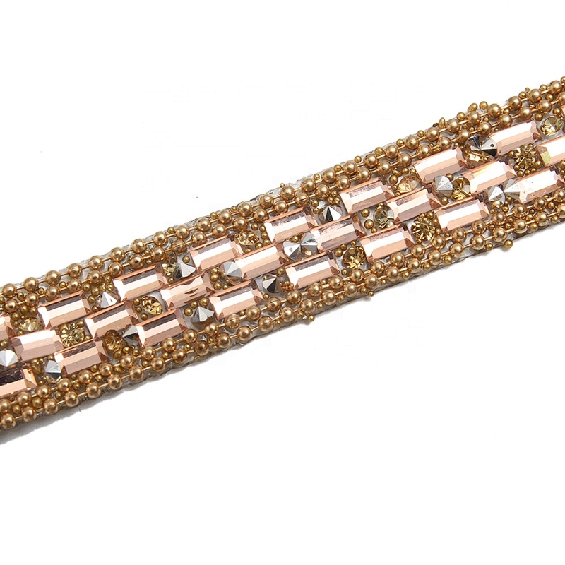 wholesale hotfix  trimming to  rhinestone  for shoes  for Clothing Banding Trim  bead  Glass trimming transfers