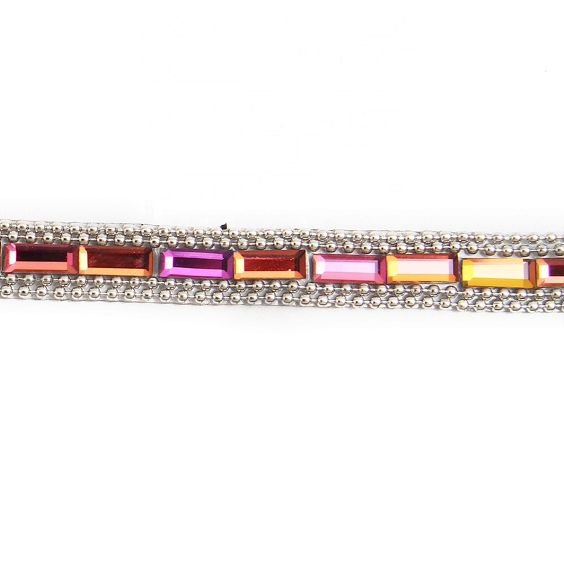 wholesalehot Banding Trim hotfix rhinestones trimming hot  to bead  Glass  trimming  for shoes  for Clothing for hat  for dress transfers