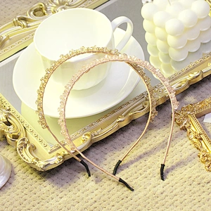 Headbands for women 2020 ,Hair band wholesale Baroque rhinestone party fashion hair band