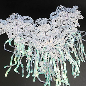 Spot supply of water - soluble embroidered beads clothing accessories bags, shoes, hats, wedding dress department