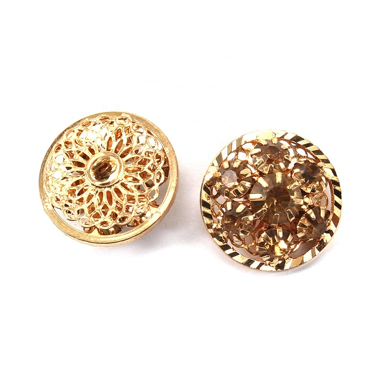 Kavatar Gold Diamond Crystal Coat Buttons Clothing Accessories Bed Sofa Accessories