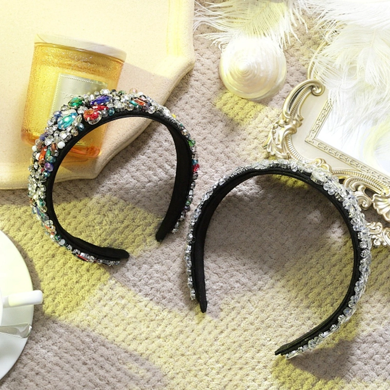Headbands for women 2020 designer headbands European and American minimalist hair band ,rhinestone headbands