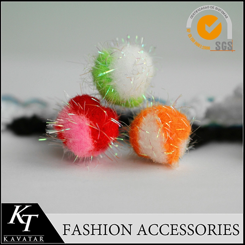 Hot Girl Baby pompom Trim Bobble Ball Fringe