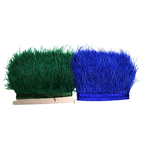 KAVATAR High quality ostrich feather decoration dress dress shoe hat ribbon feather decoration party trim craft