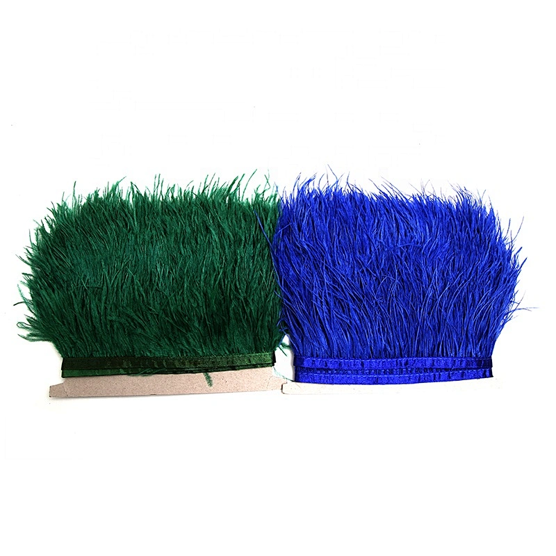 KAVATAR High quality ostrich feather decoration dress dress shoe hat ribbon feather decoration party trim craft