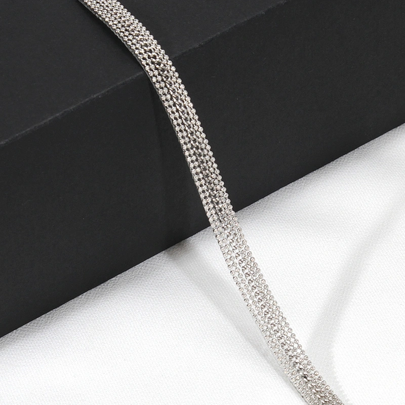 kavatar Accessories Chain Beaded Hot Fix Trim