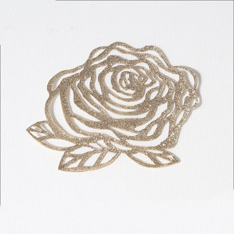 Custom design glitter iron on dokoh glitter patches applique