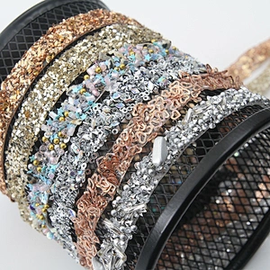 Kavatar rhinestone tape Hotfix Trims SS16