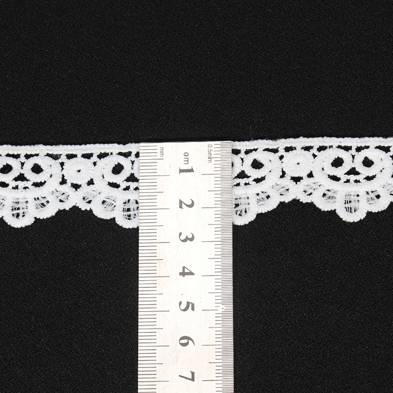 Designs Decorative Scalloped Mesh Lace Trim for Garments