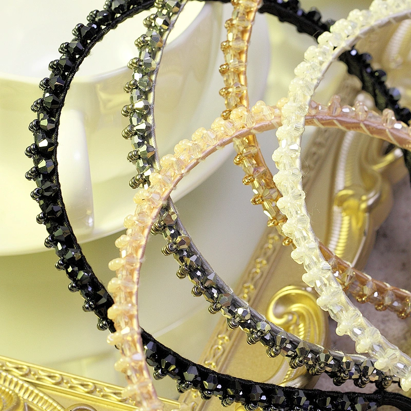 Korean baroque diamond flower hair band web celebrity street beat hair band Headbands for women 2020