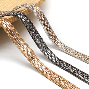 wholesale hotfix  trimming to  rhinestone  for shoes  for Clothing Banding Trim  bead  Glass trimming transfers