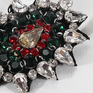 Kavatar custom design rhinestone beaded patches