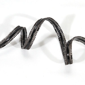 China Supplier Black Plastic Beads Iron On Hotfix Rhinestone Trim