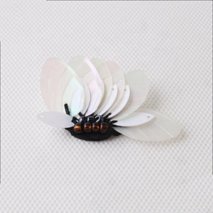 Kavatar Manufacturer Wholesale Flower Applique Custom Sequin Patches For Clothes