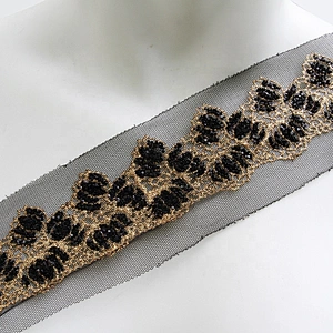 Fashion hand bronzing manual bar code lace clothing accessories