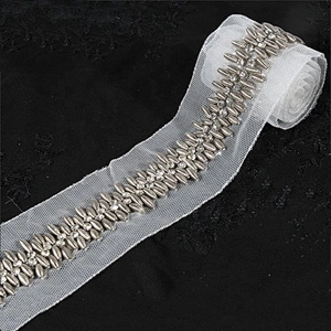 Classic Screw Accessories Beads Rhinestone Lace For Garment Decoration
