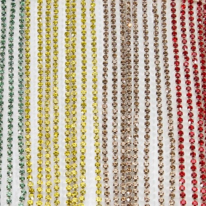 Trendy Iron On Rainbow Color Rhinestone Letter Patch with Beads Fringes