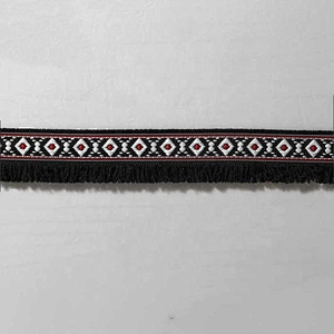 Wholesale polyester ethnic embroidery ribbon for clothes