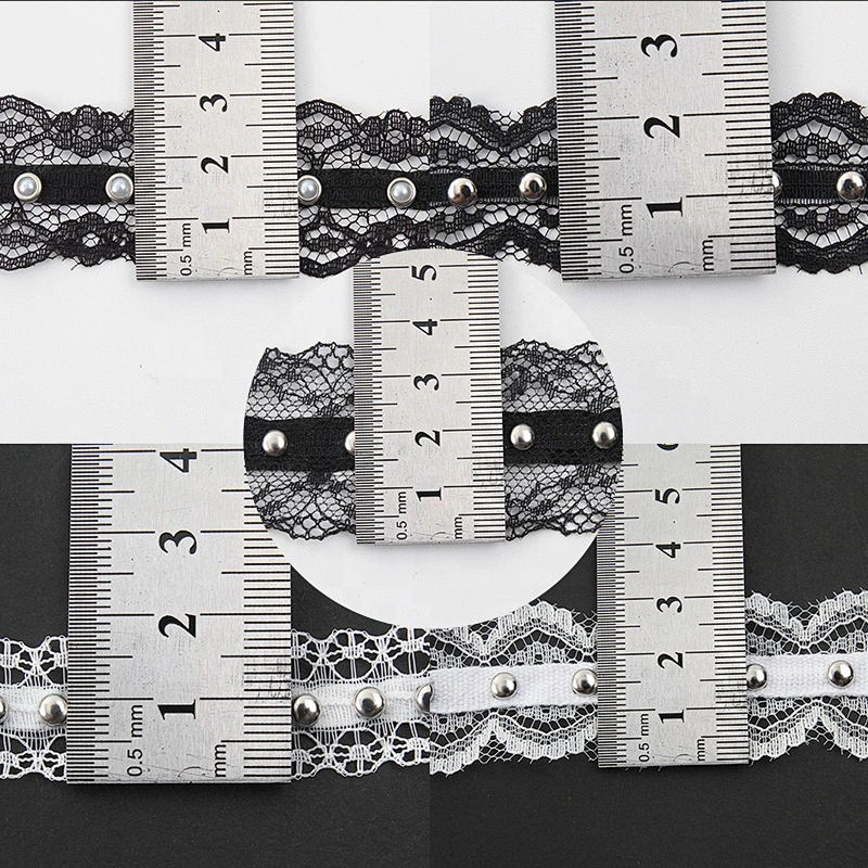 Wholesale Polyester  Bead Trimming Design Lace Trims