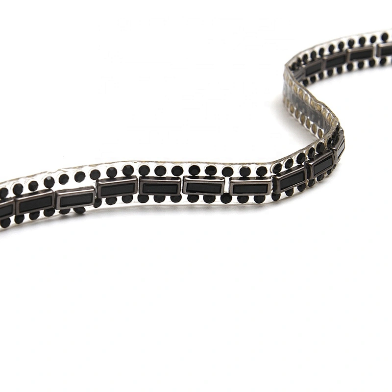 Banding Trim hotfix rhinestones trimming hot  to bead  Glass  trimming  for shoes  for Clothing for hat  for dress  hotfix  trim transfers