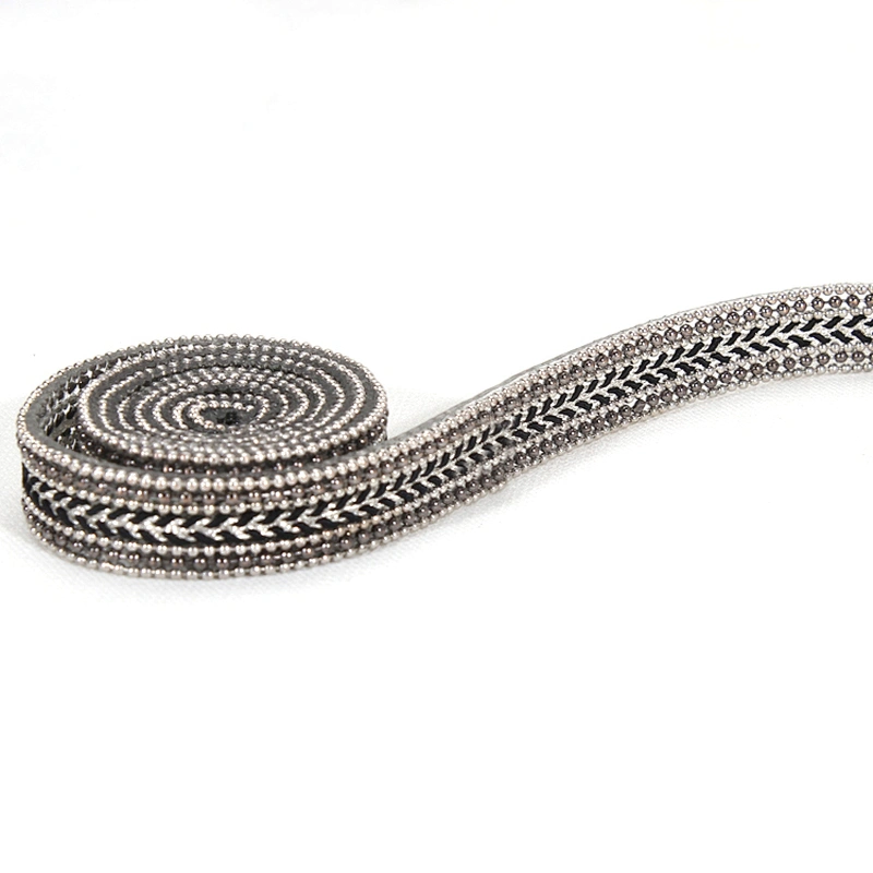 Wholesale Hotfix Crystal Rhinestones Trim with Accessories Beads Chain