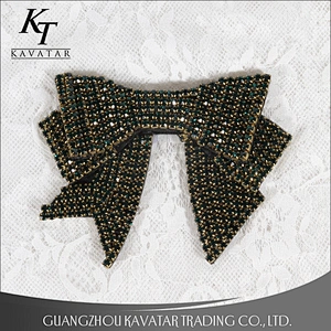 Shoe Accessories Crystal Beads Bow Patch Handmade Beads Rhinestone Bowknot Patch