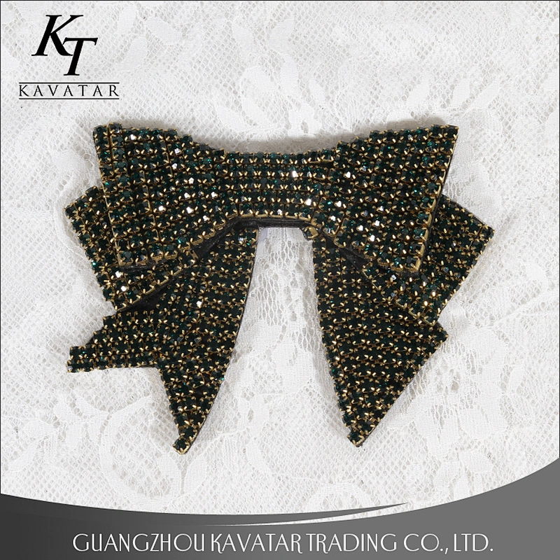 Shoe Accessories Crystal Beads Bow Patch Handmade Beads Rhinestone Bowknot Patch