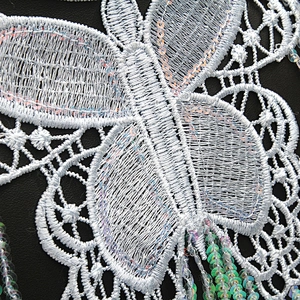 Wholesale water - soluble bead embroidery lace clothing accessories can be decorated wedding dress shoes and hats