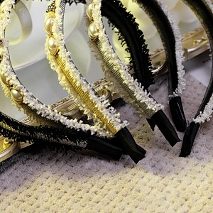 South Korean girl sweet headband simple fashion adult hair clip hair hoop web celebrity hairband women headbands