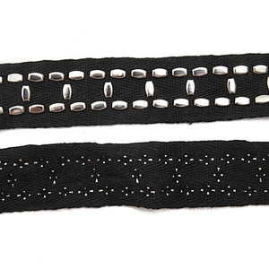 Diy Jeans Belt Collar Decoration Shoelace Net Cord Sewing Garment Accessories Design Studs Bead Rivets Triming