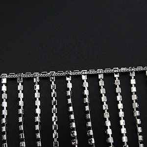 Kavatar Tassel Claw Chain Rhinestone Trim Crystal Strass Cup Chain For Wedding Decoration