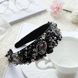 Korean version of INS rhinestone hairband  color set diamond  headbands for women 2020 Party hairband