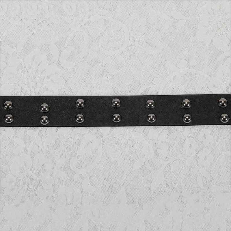 Fashion design double rows Copper beads PU tape trim decoration for garment