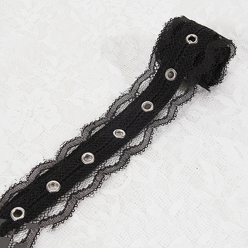 Fashion new design white eyelet lace trim for dress