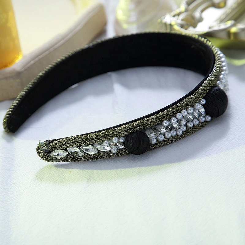 Fashion headbands 2020  hairbands for women headband beaded baroque headbands