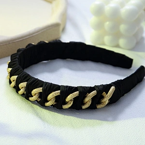 South Korean chain beaded winter hair band web celebrity street fashion expert hair accessories