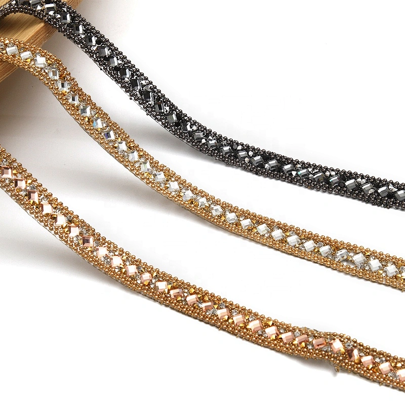 wholesalehot rhinestones trimming   for shoes  for Clothing for hat bead  Glass to trimming Banding Trim hotfix transfers
