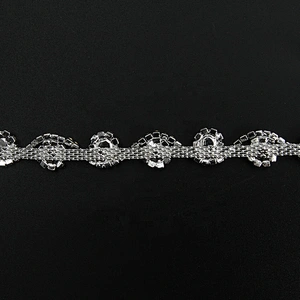 Kavatar Cheap Wholesale Simple Rhinestone Chain Choker Necklace