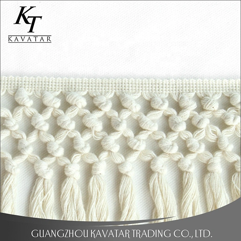 Wholesale White Tassel Fringe Trimming For Decoration