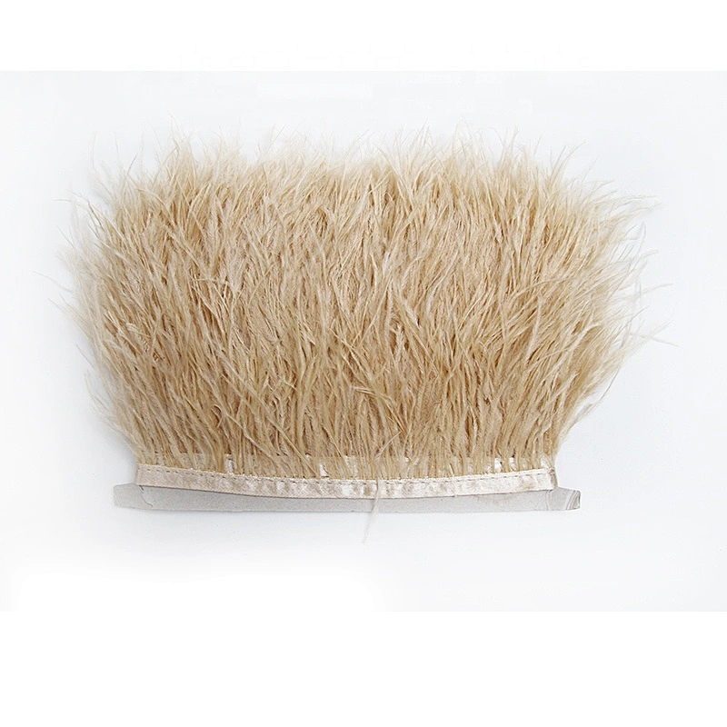 KAVATAR High quality ostrich feather decoration dress dress shoe hat ribbon feather decoration party trim craft