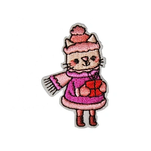 Christmas applique embroidery Clothing Christmas ornaments embroidered cloth applique high-end clothing accessories patch appliq