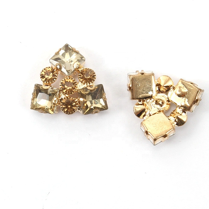 Kavatar Gold Diamond Crystal Coat Buttons Clothing Accessories Bed Sofa Accessories