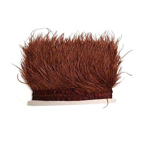 KAVATAR High quality ostrich feather decoration dress dress shoe hat ribbon feather decoration party trim craft