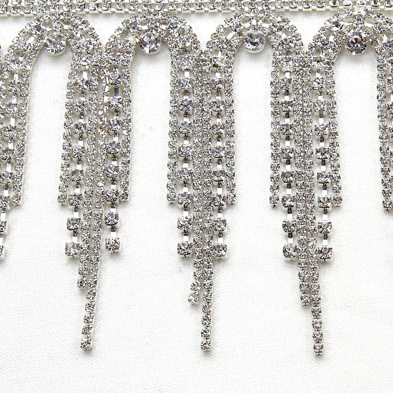 Wholesale Rhinestone Cup Chain For Garment Acccesories rhinestone  for dresses