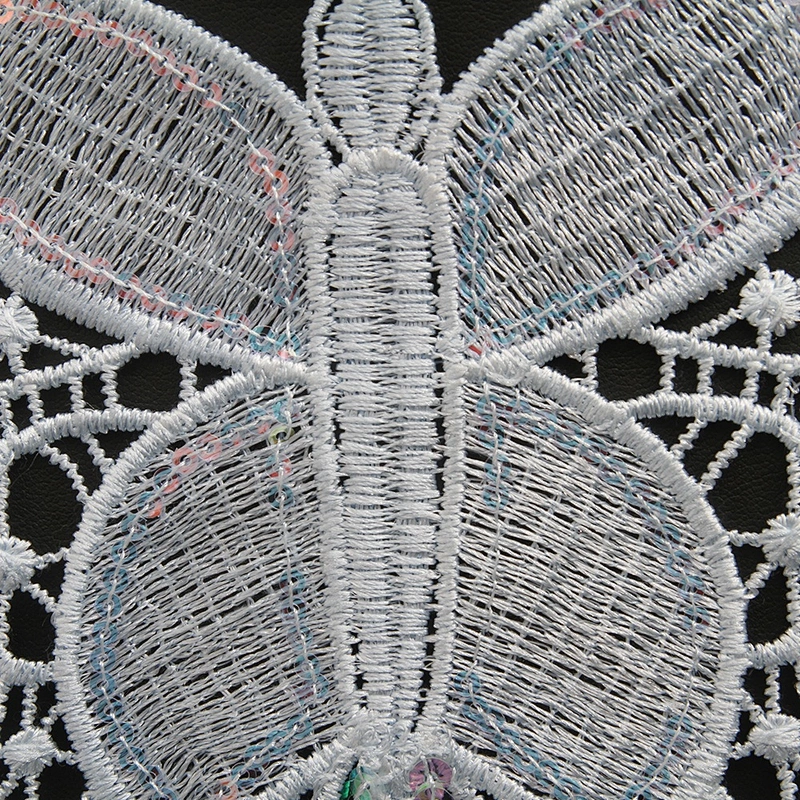 Wholesale water - soluble bead embroidery lace clothing accessories can be decorated wedding dress shoes and hats